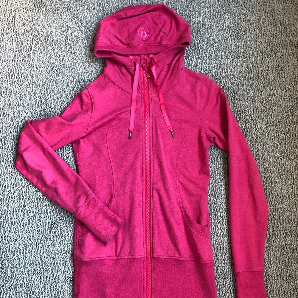 Lululemon Pink Zip Up Jacket - Pink - Size 6